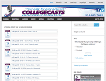 Tablet Screenshot of collegecasts.com